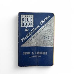 1949 Little Blue Book by Varsity-Town Clothes - Simon & Landauer, Davenporta
